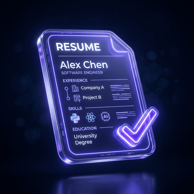 Resume skill extraction preview